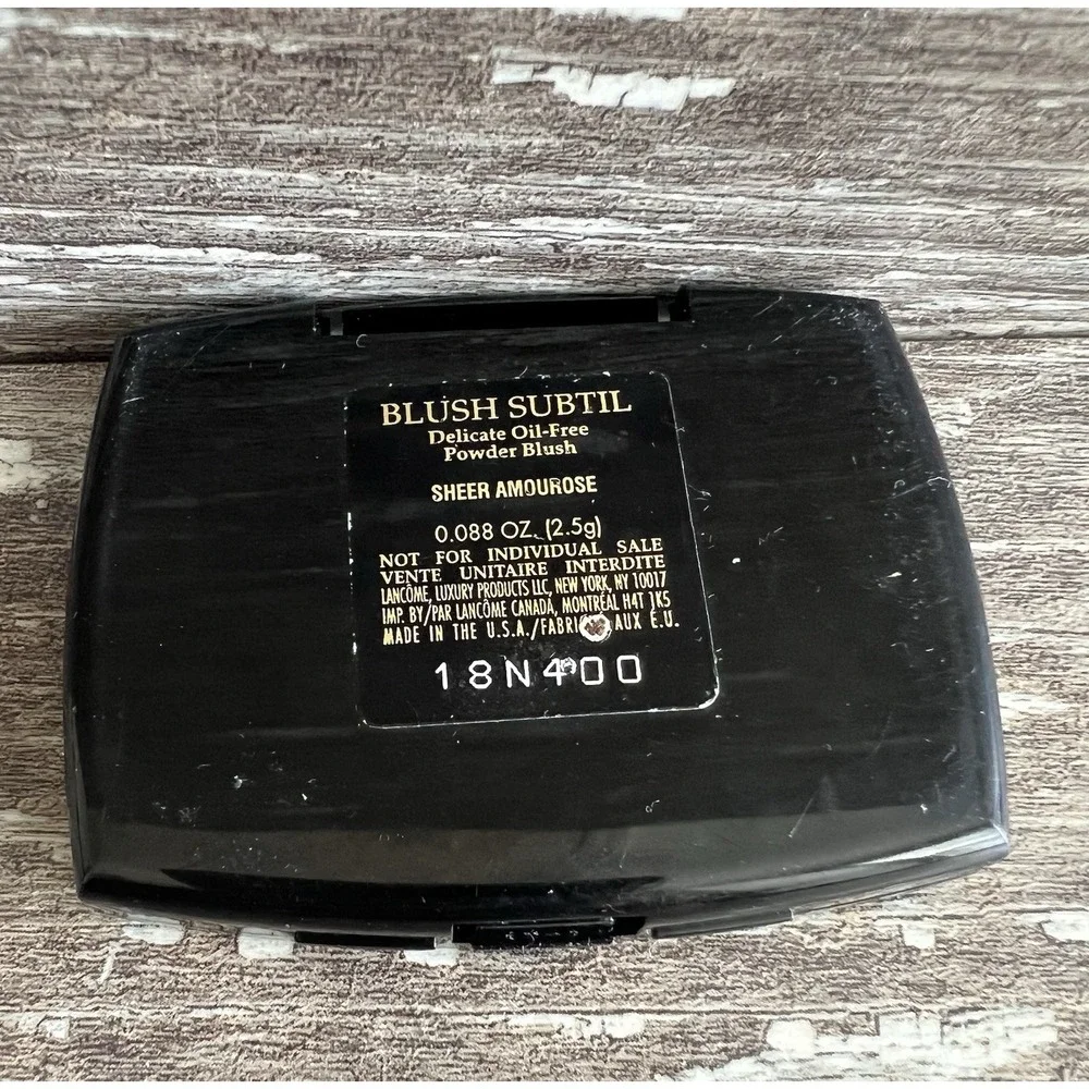 Lancôme Blush Subtil Delicate Oil-Free Powder‎ Sheer Amourose 0.088oz Mini New